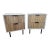 Set of 2 West Elm Quinn Nightstands For Sale