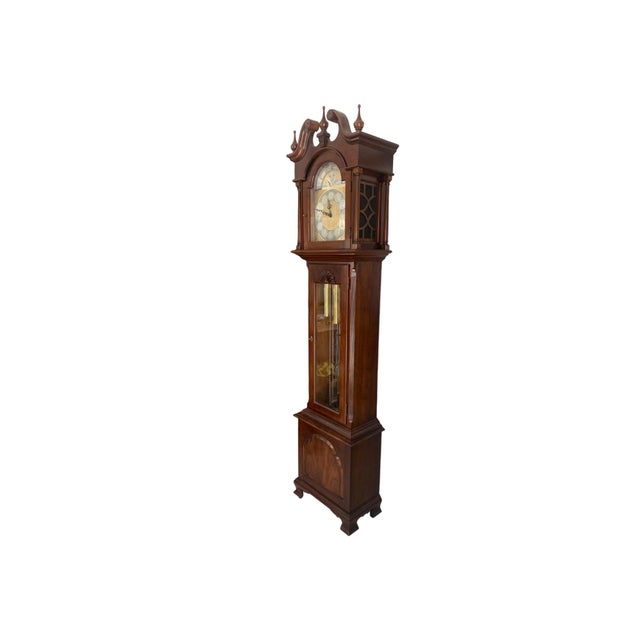 Late 20th Century Ethan Allen Grandfather Clock Chairish