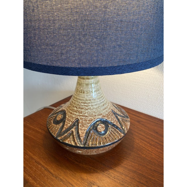 Table Lamp by Arne Finne Nielsen for Søholm Keramik, 1960s For Sale - Image 9 of 11