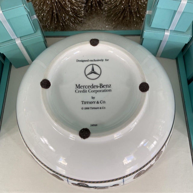 Tiffany Mercedes Benz Porcelain Bowl Commemorative - Made in Japan For Sale - Image 14 of 14
