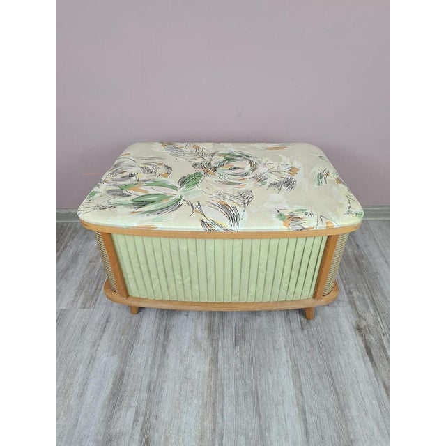 Vintage Ottoman with Storage, 1960s For Sale - Image 10 of 12