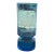 Antique Victorian Blue Etched Glass Vase- American Bicentennial- Rare Find For Sale