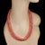Traditional Ajd 21 Inch Peachy/Pink Agate Two Strand Perfect Summer Necklace For Sale - Image 3 of 7
