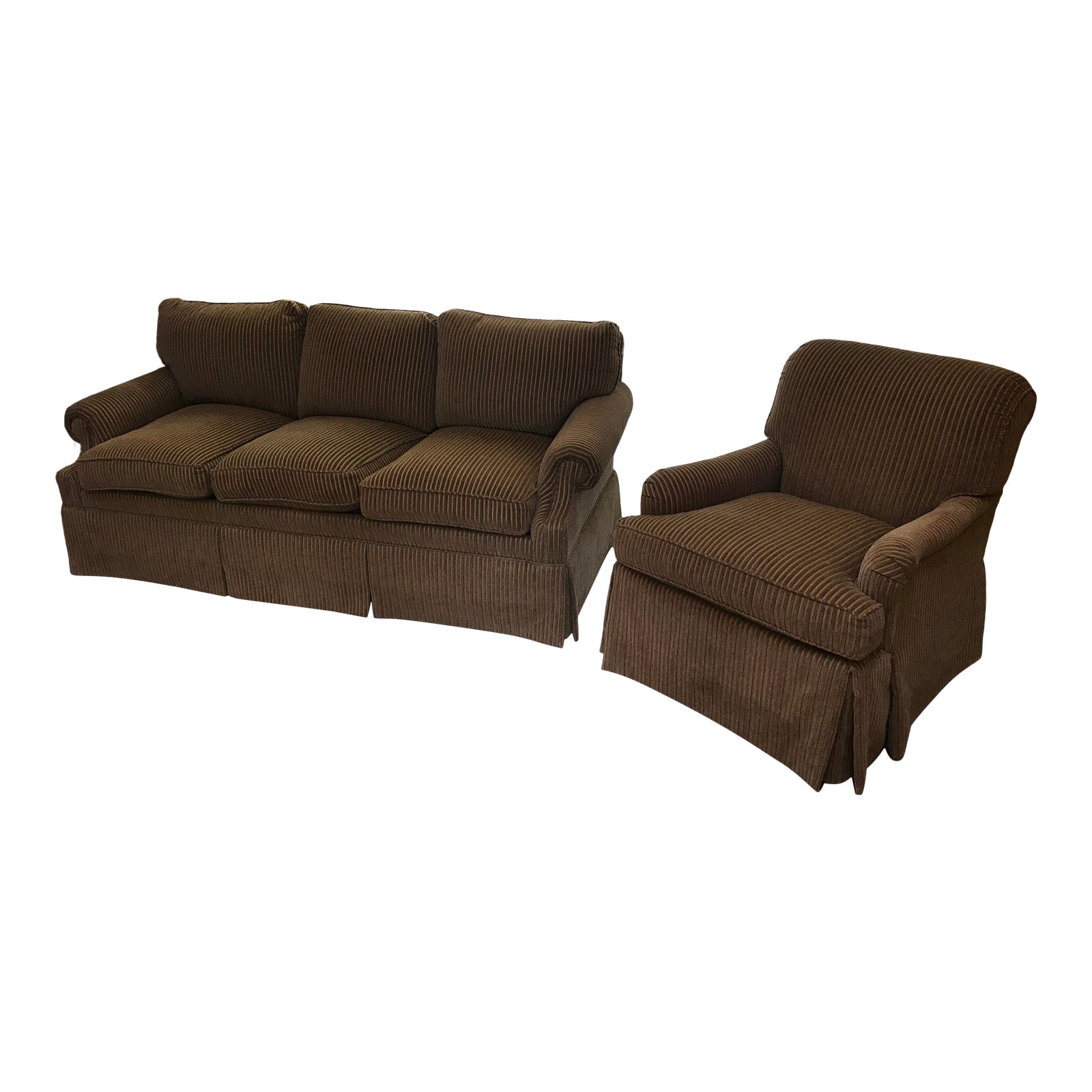 Charles Stewart Sofa And Chair A Pair Chairish