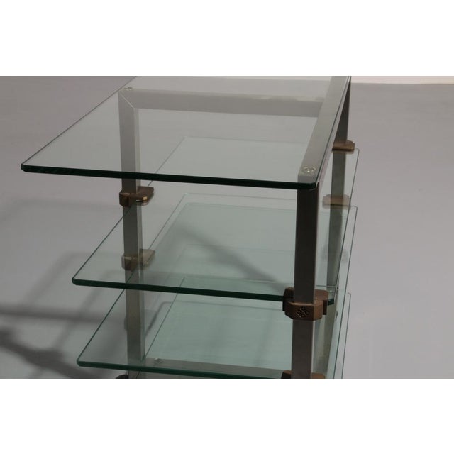 Side Table on Wheels from Peter Ghyczy, 1970s For Sale - Image 6 of 16
