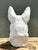 Vintage Cast Concrete German Shepherd Head For Sale - Image 4 of 12