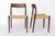 Mid-Century Model 77 Chairs in Teak and Danish Cord by Niels Otto (N. O.) Møller for J.L. Møllers, Denmark, 1950s, Set of 4 For Sale - Image 4 of 12