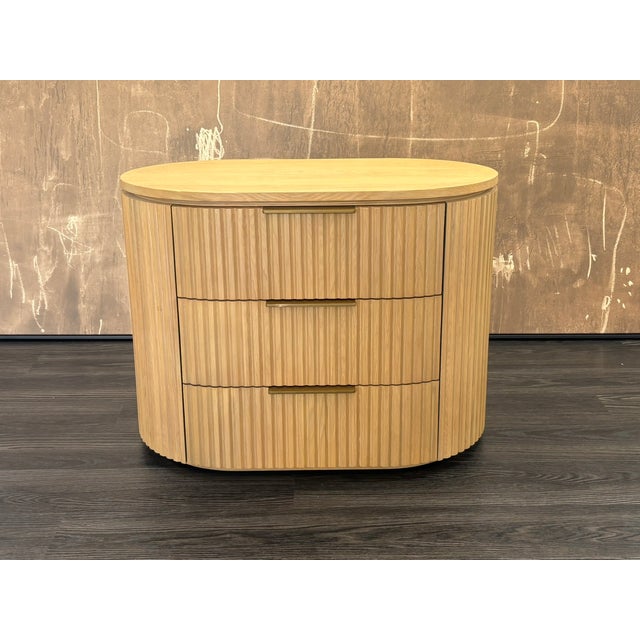 Rh Byron Closed Nightstand – 32" Light Oak | Designed by Harrison & Nicholas Condos For Sale In Columbus - Image 6 of 18