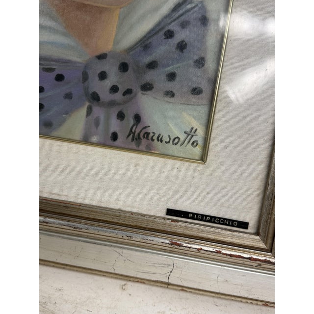 An expressive oil-on-canvas portrait that captures the clown's duality through a melancholic gaze. A great decorative...