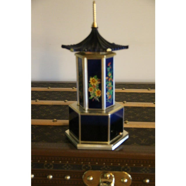 Pagoda-Shaped Music Box, 1950s For Sale - Image 6 of 14