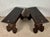 Pair of Rustic Spanish Wooden Stools, 1900s For Sale - Image 4 of 12