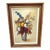 Midcentury Large Framed Mixed Bouquet Oil Painting For Sale