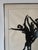Vintage Three Ballet Dancers Figural Painting on Paper, Framed Under Glass For Sale In Miami - Image 6 of 12