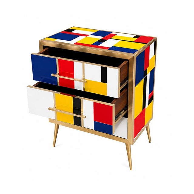 Chest of 3 Drawers, 1980s For Sale - Image 4 of 5