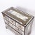 Italian Reverse Painted Mirrored Chest of Drawers For Sale - Image 4 of 10