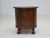 Brown Vintage Scandinavian Side Cabinet in Dark Oak, 1930s For Sale - Image 8 of 18