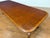 Traditional Georgian Style Satinwood Banded Mahogany Dining Table by Leighton Hall - Showroom Sample For Sale - Image 9 of 18