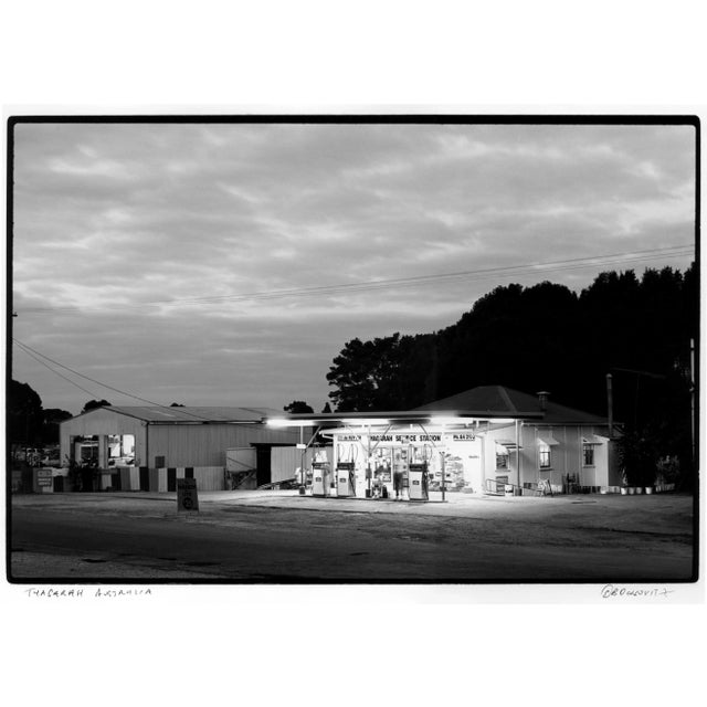 Gas Station, Tyagarah, Australia, 1988, Silver Gelatin Photograph, Murray Bognovitz For Sale