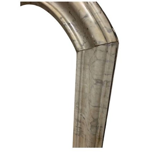 Antique French Marble Arched Mirror Frame, 1890s For Sale - Image 10 of 15