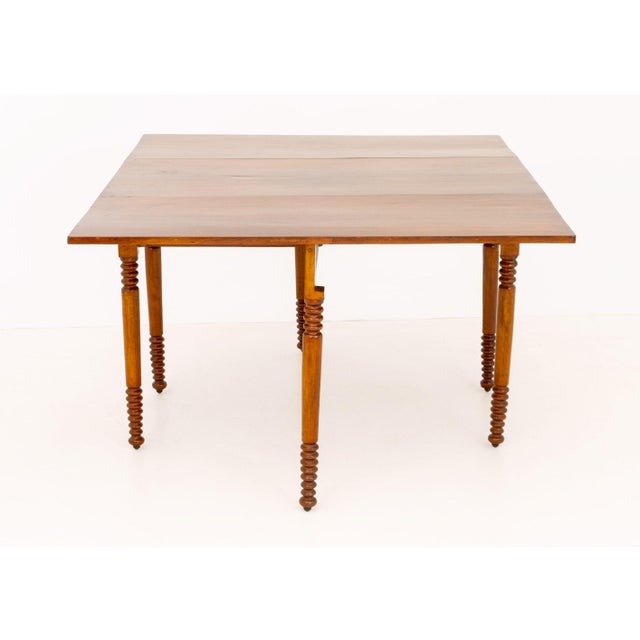 American Maple Drop Leaf Dining Table For Sale - Image 9 of 9