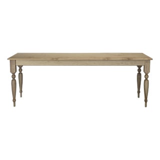 Birds Eye Maple French Harvest Table For Sale