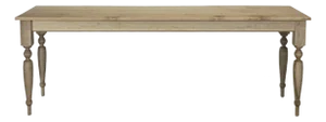 Birds Eye Maple French Harvest Table
