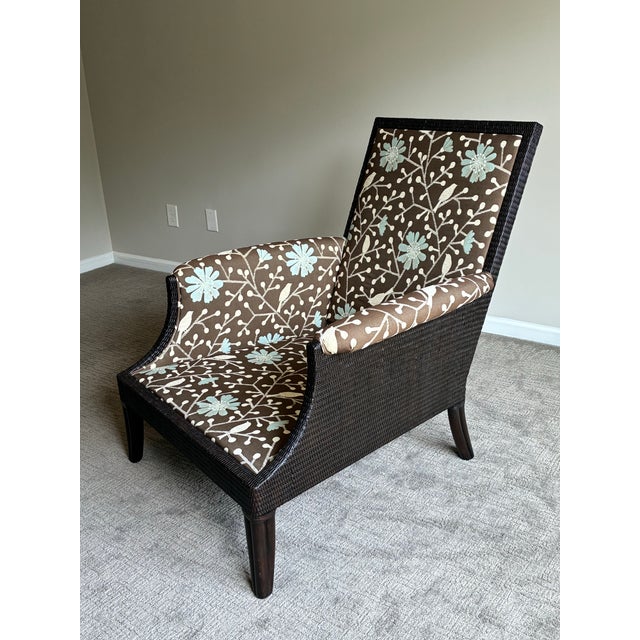 Brown Late 20th Century Pair of McGuire “Umbria” Lounge Chairs For Sale - Image 8 of 9