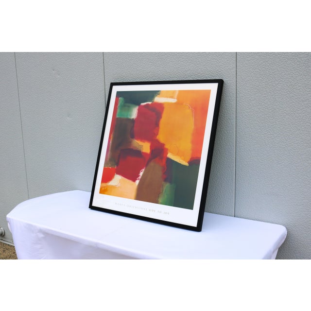 Nancy Ortenstone Ode to Joy Abstract Expressionism Artwork Print, Framed For Sale In New York - Image 6 of 13