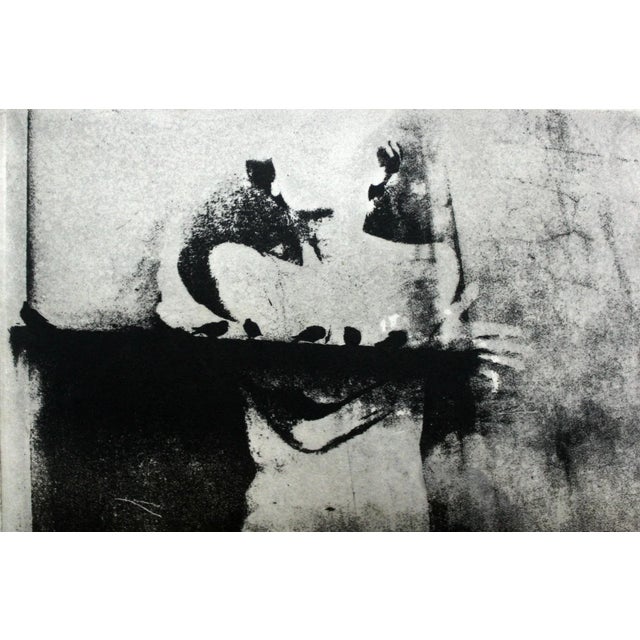 Contemporary Anna Mikke, Intimate, Etching and Mixed Media on Paper For Sale - Image 3 of 7
