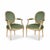 1960s Mid-Century Italian Berger Chairs With French Louis XVI Styling - Pair For Sale - Image 5 of 9