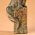 Bronze Late 19th Century Gold-Inlaid Bronze Mythical Beast Statue, 1.4kg For Sale - Image 8 of 9