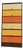 Mid Century Multicolor Tab Filing Cabinet For Sale