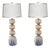 Modern Murano Opalescent Bubble Lamps - a Pair For Sale