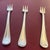 Marks: Reed&Barton (back) / triplex / Parker House (printed on back, stamp on front) Trident Oyster Forks custom engraved...
