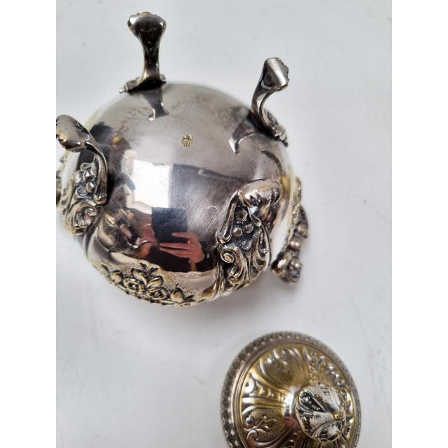 Rococo Baroque Style Silver-Plated Coffee and Tea Set, 1890s, Set of 4 For Sale - Image 6 of 18
