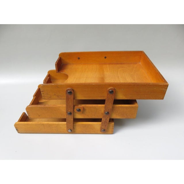 Vintage Bauhaus Desk Storage Rack, 1930s For Sale - Image 6 of 17