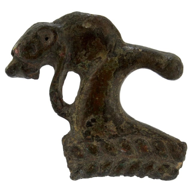 Ancient Roman Bronze Handle or Artifact For Sale - Image 13 of 13