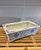 Beautiful vintage Chinese blue and white porcelain jardinière featuring a classic floral scroll motif inspired by...