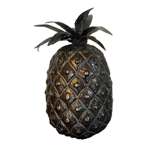 Antique 19th Century Continental Silver Pineapple Fruit Form Shaker