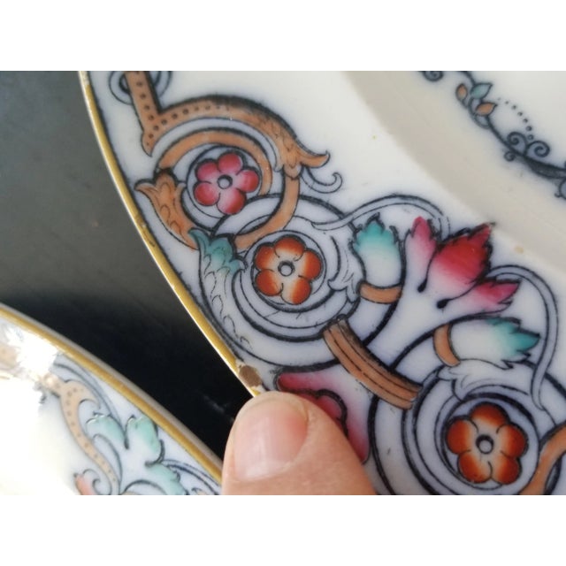 Wedgwood 19th Century Antique Wedgwood Plates in Liffey Pattern - Set of 6 For Sale - Image 4 of 12