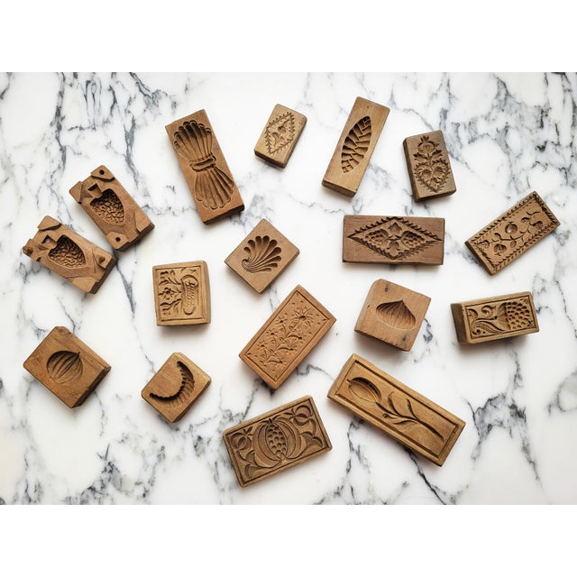 Antique Alpine Gingerbread Moulds, 19th Century, Set of 17 For Sale - Image 9 of 9