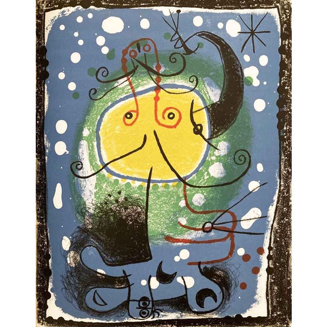 Title: Personage Artist: Joan Miro Country: Spain Medium: Original Lithograph Marks: not signed, not numbered Paper Size:...