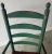 19Thc Original Apple Green Ladder Back Rocking Chair For Sale In Los Angeles - Image 6 of 9