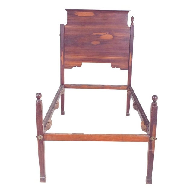 Portuguese Rosewood Double Bed, 1890 For Sale - Image 14 of 14