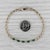 Modern 1.04ctw Emerald Diamond v Chain Bracelet 7" 14k Yellow Gold For Sale - Image 3 of 5
