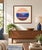 Exceptional and highly collectible multi-media piece from highly acclaimed American artist Sandra Bowden's landscape...
