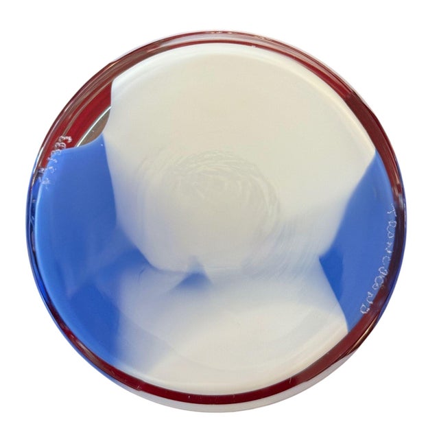 Carlo Moretti Carlo Moretti Signed Geometric Murano Glass Vase. Italy, 2010. For Sale - Image 4 of 11