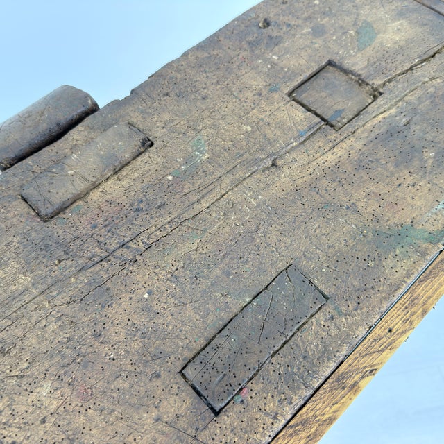 Vintage Carpenters Work Table For Sale - Image 14 of 15