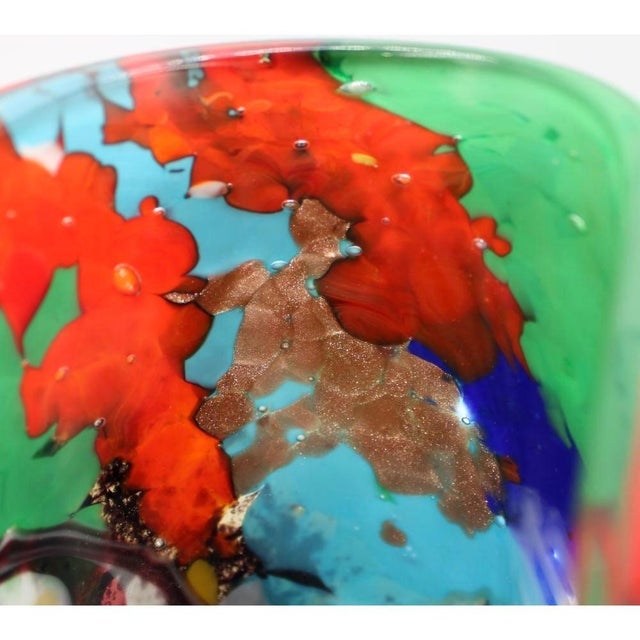 Dino Martens Oriente Murano Art Glass Vase for Aureliano Toso, 1950s For Sale - Image 11 of 14