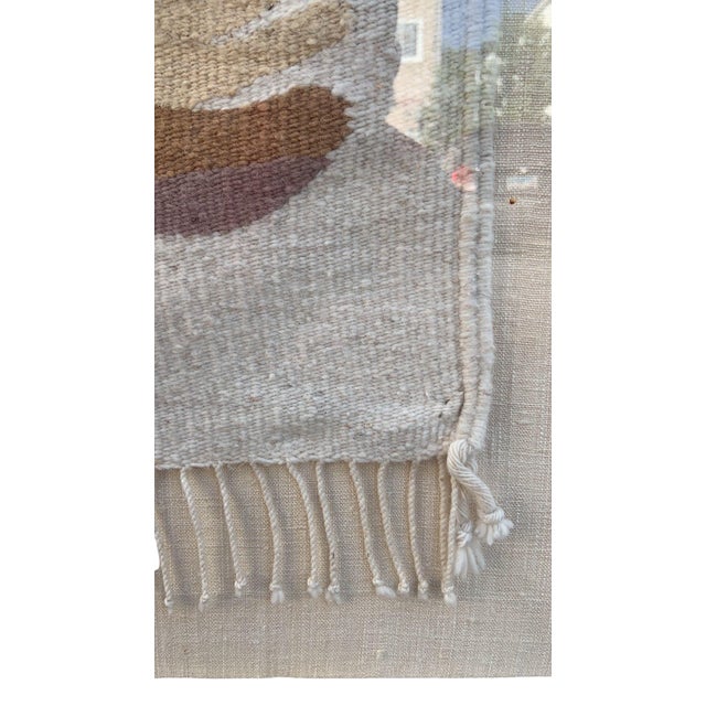 Vintage Boho Style Hand Woven Pablo Picasso's Seated Bather Wall Hanging Tapestry in Acrylic Case This is a beautiful...